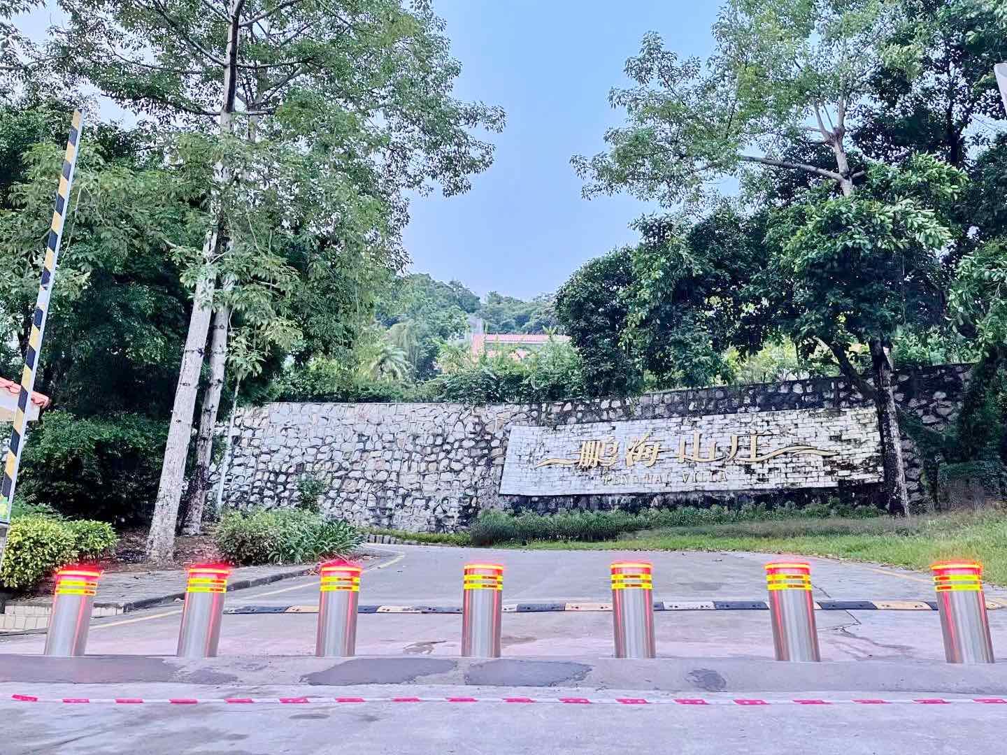 GS automatic hydraulic bollard installed in High end real estate on 27th, July, 2021-(1) GS automatic hydraulic bollard installed in High end real estate on 27th, July, 2021-(1)